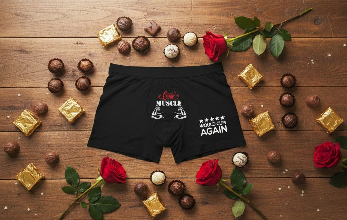 Funny Mens Boxers, Naughty Gift for Husband or Boyfriend
