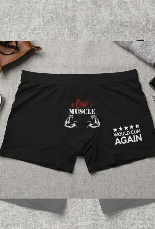 Funny Mens Boxers, Naughty Gift for Husband or Boyfriend